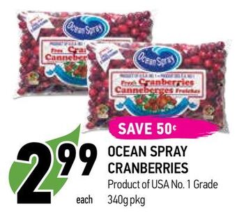 Ocean spray cranberries