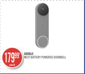 Shoppers Drug Mart Google nest battery powered doorbell offer