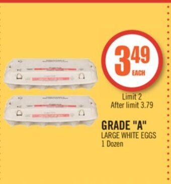 Shoppers Drug Mart Grade a large white eggs offer