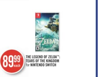 Shoppers Drug Mart The legend of zelda : tears of the kingdom for nintendo switch offer