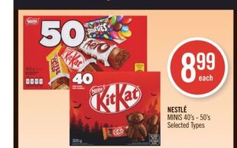 Shoppers Drug Mart Nestlé minis offer