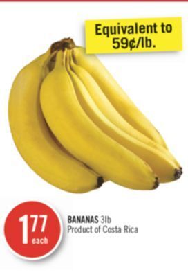 Shoppers Drug Mart Bananas offer