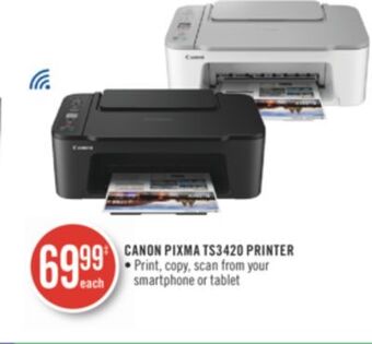 Shoppers Drug Mart Canon pixma ts3420 printer offer