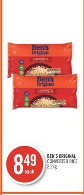 Shoppers Drug Mart Ben's original converted rice offer