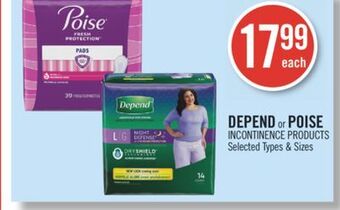 Shoppers Drug Mart Depend or poise offer