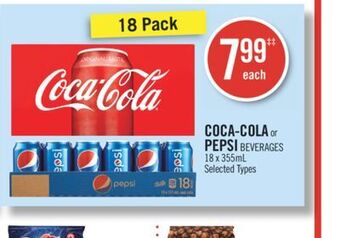 Shoppers Drug Mart Coca-cola or pepsi beverages offer