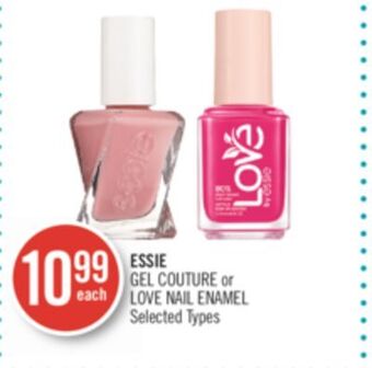 Shoppers Drug Mart Essie gel couture or love nail enamel offer