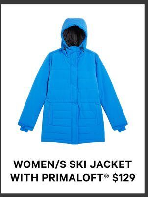 Joe Fresh Women/s ski jacket with primaloft offer