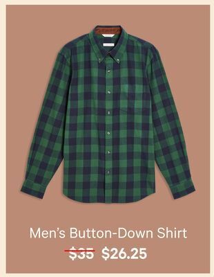 Joe Fresh Men's button-down shirt offer
