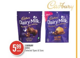 Shoppers Drug Mart Cadbury minis offer