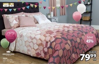 JYSK Firenze 5-piece 100% cotton sateen comforter set offer