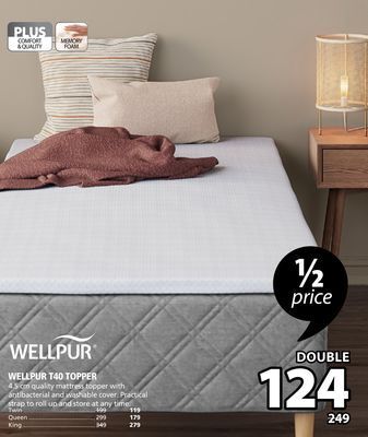 JYSK Wellpur t40 topper offer