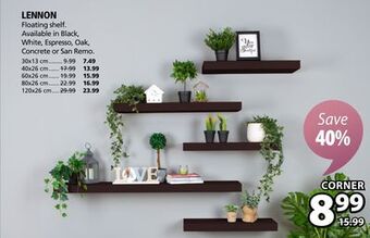 JYSK Lennon floating shelf offer