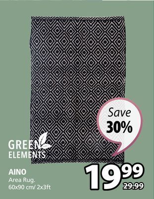 JYSK Aino area rug offer