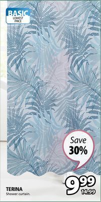 JYSK Terina shower curtain offer