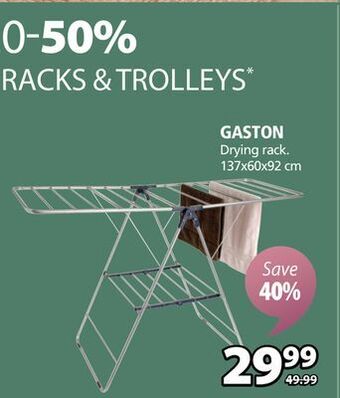 JYSK Gaston drying rack offer