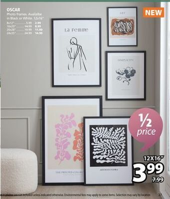 JYSK Oscar photo frames offer