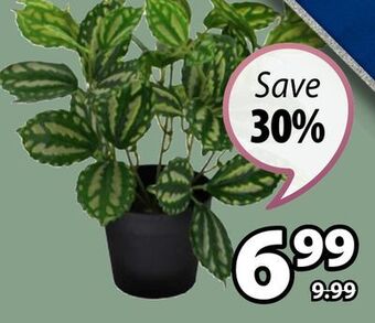 JYSK Udde artificial splatter leaf plant offer
