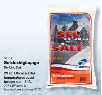 Patrick Morin Ice salt up to -15 °c offer
