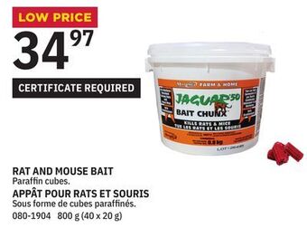 BMR Rat and mouse bait offer