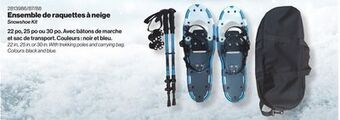 Patrick Morin Snowshoe kit offer