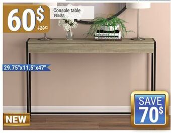 Rossy Console table offer
