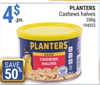 Rossy Planters cashews halves offer