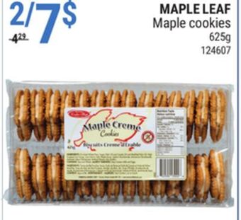 Rossy Maple leaf maple cookies offer