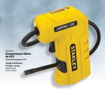Patrick Morin Stanley corded compressor, 12 v offer