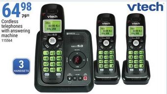 Rossy V tech cordless telephones with answering machine offer