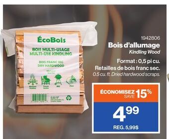 Patrick Morin Kindling wood offer