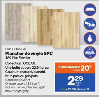 Patrick Morin Spc vinyl flooring offer