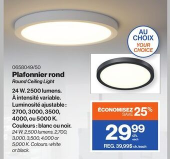 Patrick Morin Round ceiling light offer