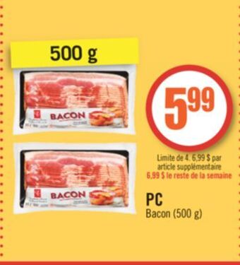 Shoppers Drug Mart Pc bacon offer