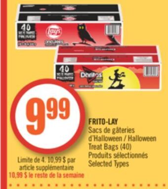 Shoppers Drug Mart Frito-lay halloween treat bags (40) offer