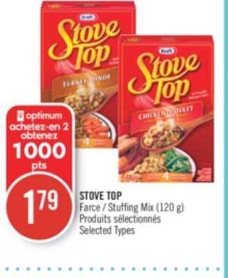 Pharmaprix Stove top stuffing mix offer