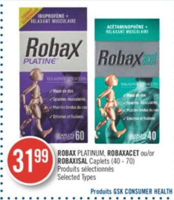 Pharmaprix Robax platinum ,robaxacet or robaxisal (40-70) offer
