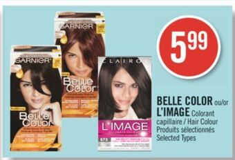 Pharmaprix Belle color or l'image hair colour offer