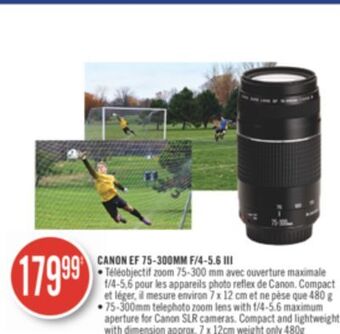 Pharmaprix Canon ef 75-300mm f/4-5.6 iii offer