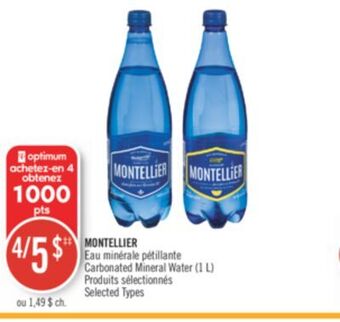 Pharmaprix Montellier carbonated mineral water offer