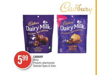 Pharmaprix Cadbury minis offer