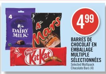 Pharmaprix Barres de chocolat en emballage multiple sélectionnées offer