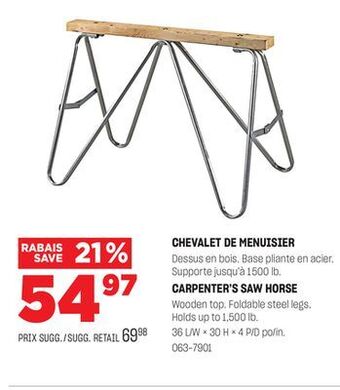 BMR Chevalet de menuisier offer
