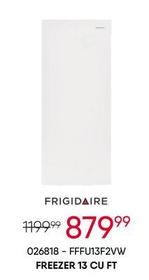 Meubles RD Frigidaire freezer 13 cu ft offer