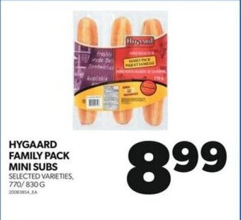 Real Canadian Superstore HYGAARD FAMILY PACK MINI SUBS 770/830G offer