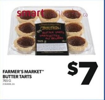 Real Canadian Superstore FARMER'S MARKET BUTTER TARTS 765G offer