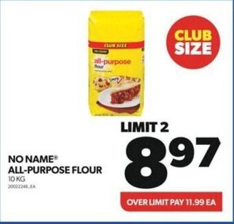 Real Canadian Superstore NO NAME ALL-PURPOSE FLOUR 10KG offer
