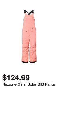 Sport Chek Ripzone girls' solar bib pants offer