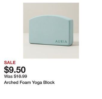 Chapters Indigo Arched foam yoga block offer