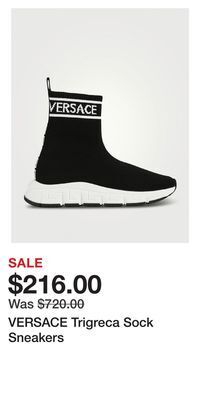 Holt Renfrew Versace trigreca sock sneakers offer